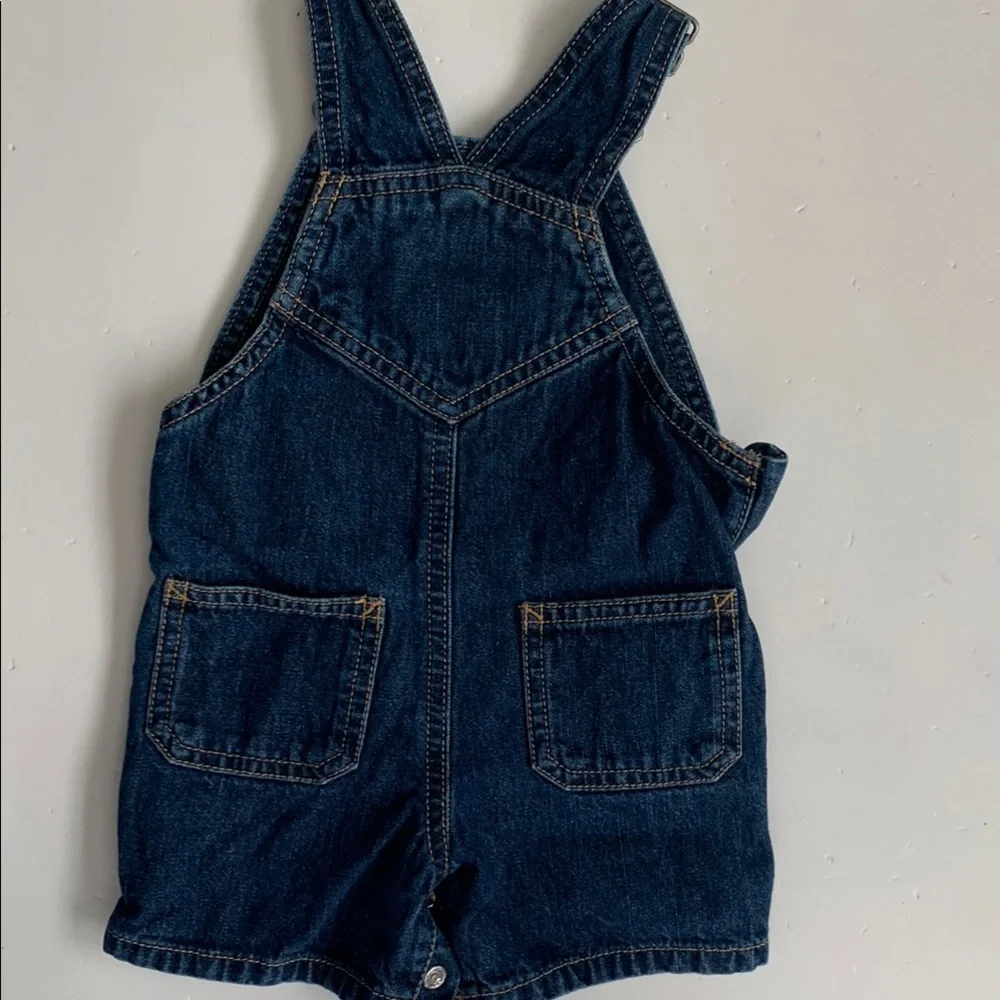 Carter’s Denim Overalls and Gray T-Shirt Set 6 Months